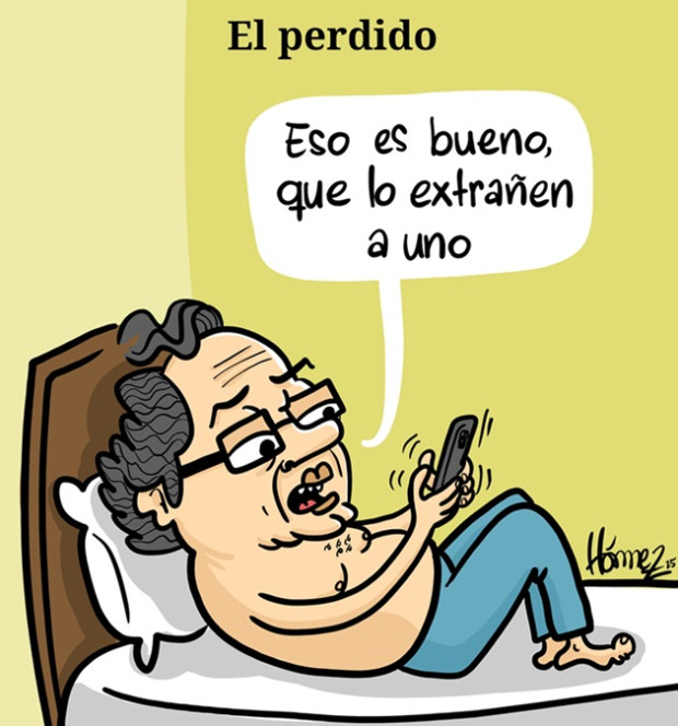 Caricatura 1 de junio del 2025: Petro, el perdido