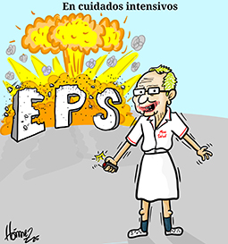 Caricatura 20 de mayo del 2025: EPS, en cuidados intensivos