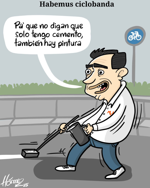 Caricatura 17 de mayo del 2025: Habemus ciclobanda