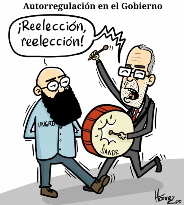 Caricatura 24 de julio del 2025: Autorregulación en el Gobierno Petro