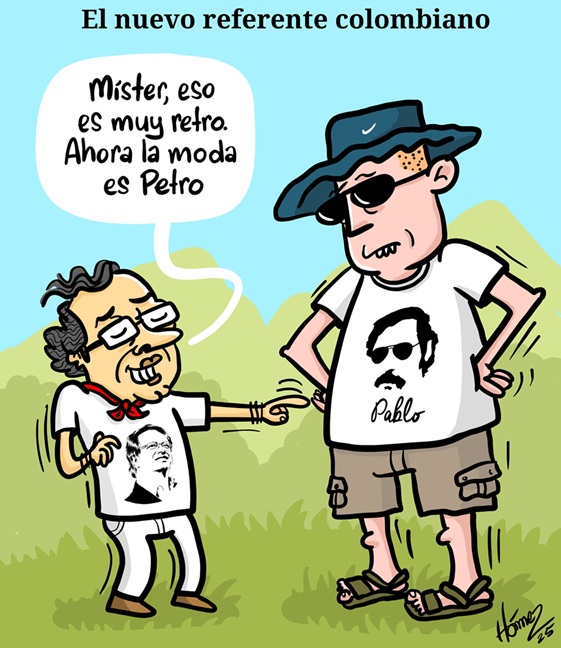 Caricatura 6 de octubre del 2025: El nuevo referente colombiano