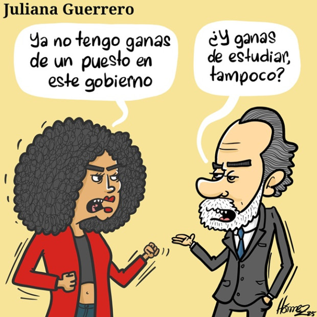 Caricatura 14 de noviembre del 2025: Juliana Guerrero