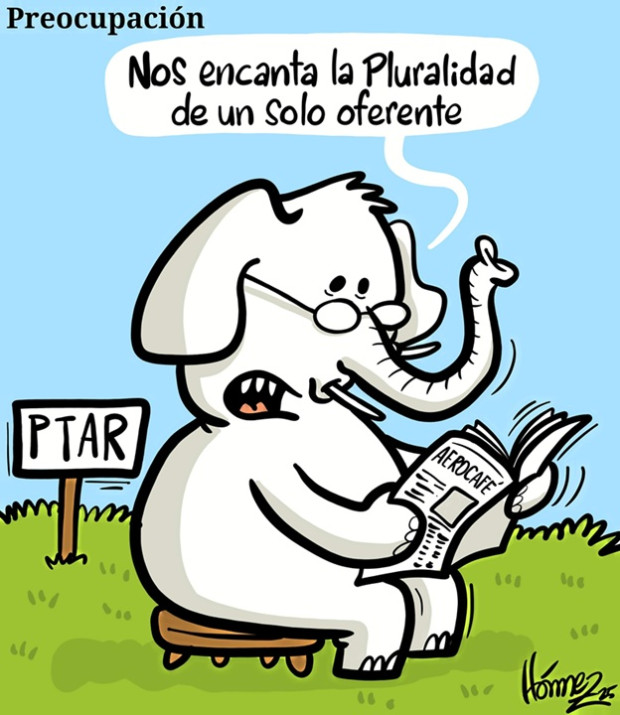 Caricatura 16 de noviembre del 2025: Preocupación por la transparencia de Aerocafé