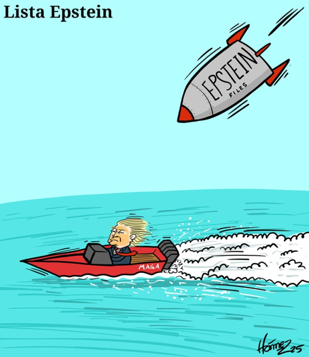 Caricatura 19 de noviembre del 2025: Lista Epstein