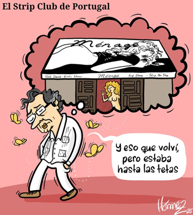 Caricatura 20 de noviembre del 2025: El Strip Club de Portugal