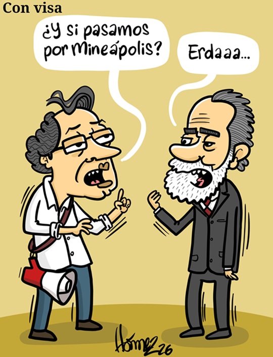 Caricatura 31 de enero del 2026: Con visa