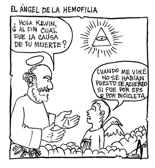 Caricatura 19 de febrero del 2026: El ángel de la hemofilia