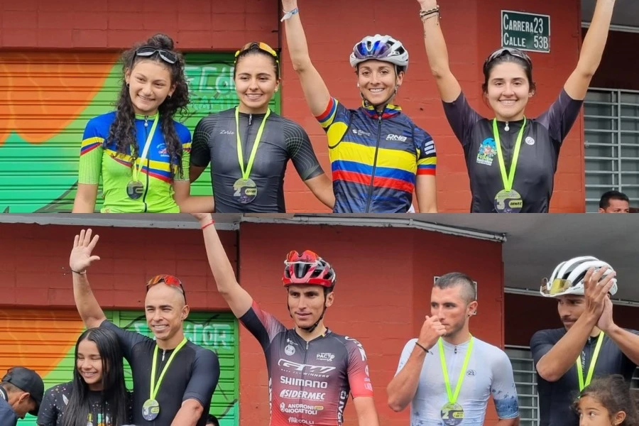 Diana Carolina Peñuela y Jhónatan Restreo, los más veloces en el circuito de la Feria