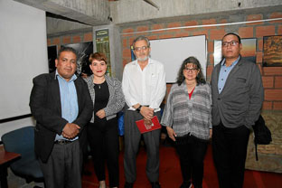 César Cifuentes, Alejandra Mets, Rubén Darío Sepúlveda, Zaide Garzón y Ómar Garzón.