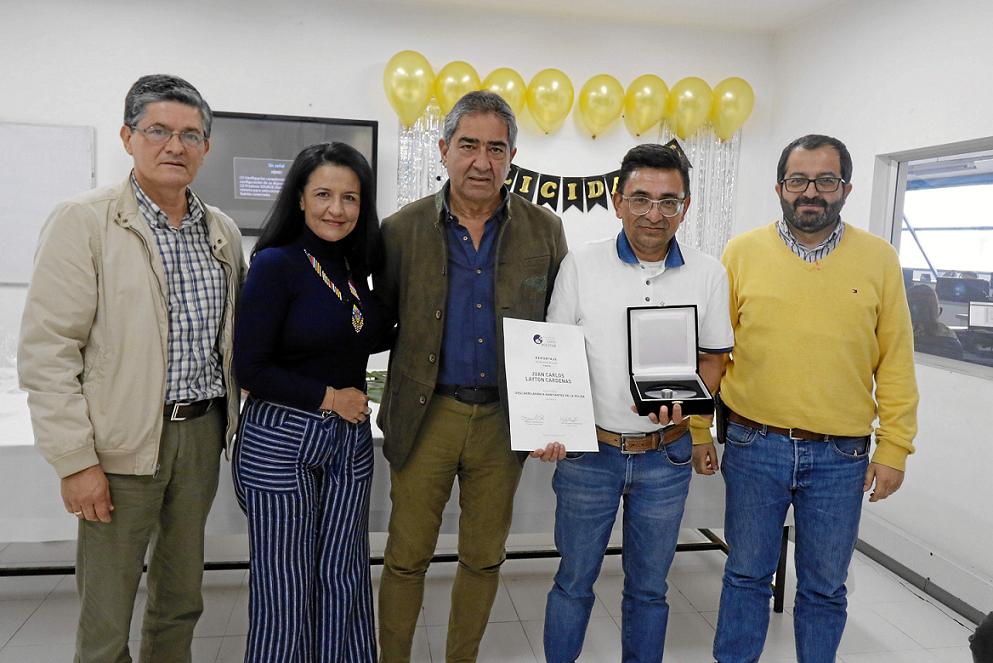 Rubén Darío Gil, María del Pilar García, Jorge Hernán Botero, Juan Carlos Layton y Fernando Ramírez.