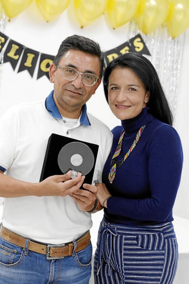 Juan Carlos Layton y su esposa, María del Pilar García.