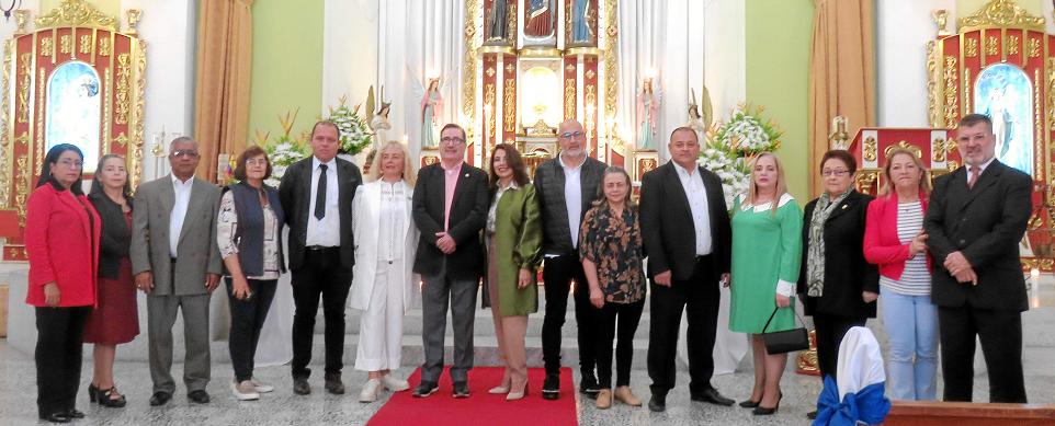 Con una celebración eucarística en el templo Nuestra Señora de Chiquinquirá comenzaron las efemérides.