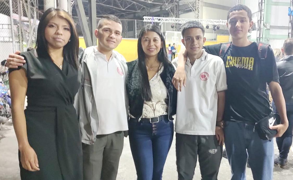 Yuri Alejandra González, Daniel Felipe Soto, Paula Andrea Ladino, Braian Stiven Hincapié y Juan Martín Castro.