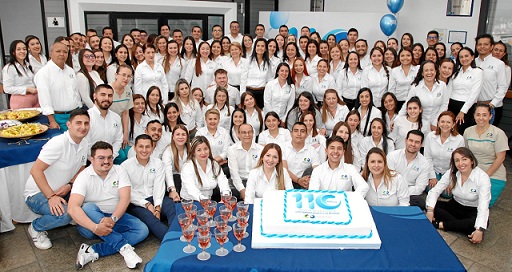 Grupo de colaboradores Cámara de Comercio Manizales por Caldas.