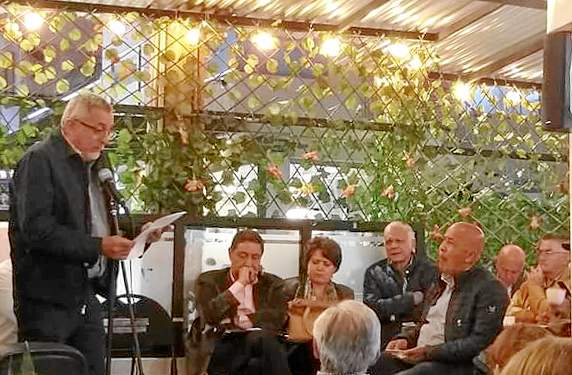 El escritor caldense Mario César Restrepo fue el encargado de la presentación del libro.