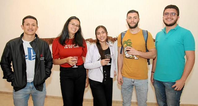 Andrés Ángel, Manuela Jaramillo, Leidy Cortés, Santiago Gómez y Joaquín Bermúdez.