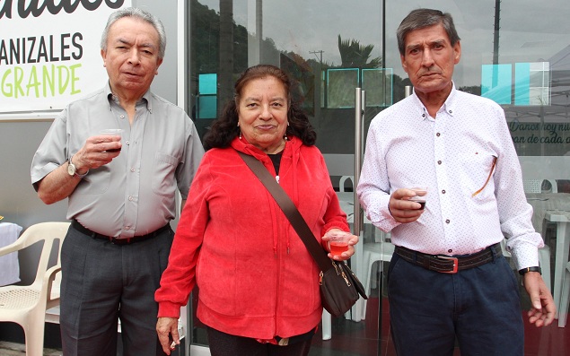Enrique Rodríguez Cáceres, Martha Lucía Rodríguez y Hernando Gallego Gutiérrez.