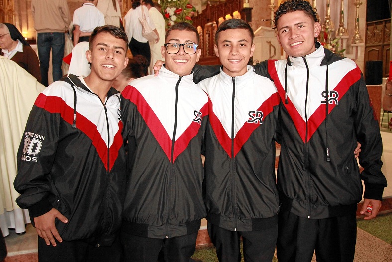 Juan Esteban Orejuela, Thomás Ramírez, Juan Esteban Ortiz y Tomás Cortés.