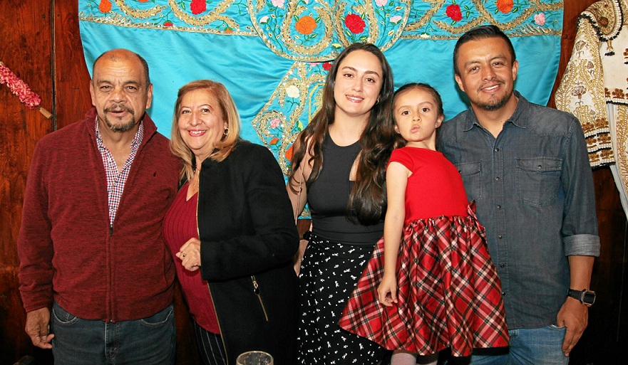 Javier Castillo, Estella Pachón, María Isabel Alzate, Javier Eduardo Castillo y María José Castillo.