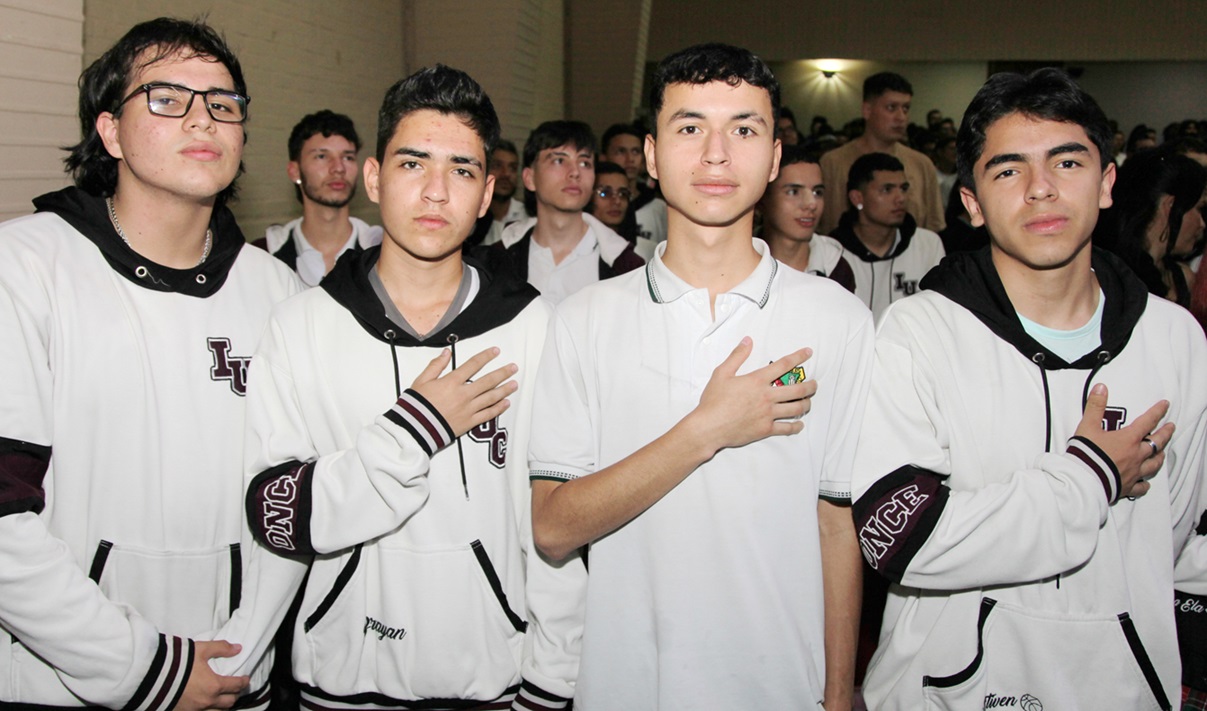 Sebastián Arcila, Brayan Castaño, Camilo Mahecha y Steven Castrillón.