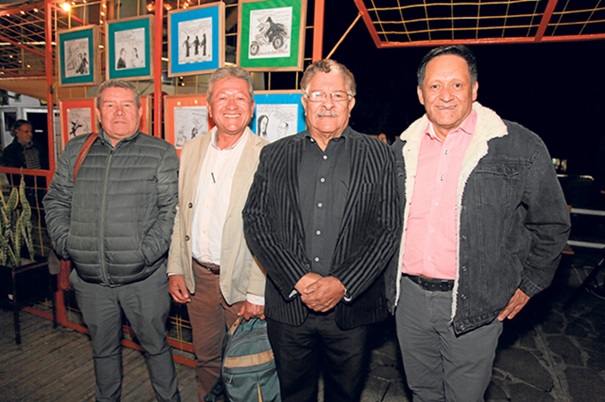 Rubén Darío Sánchez, Francisco Parra, Fabio Arias y Bernardo González.