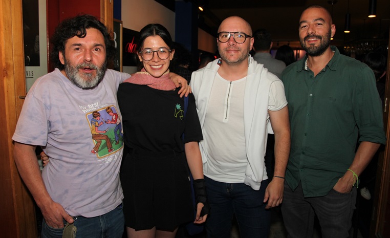 Pablo Rolando Arango, Ana Maria Menjura, Alexánder Rodríguez y Anthony Aristizábal.