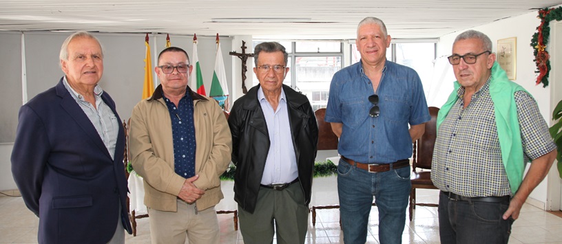 Nelson Duque, Ángel María Ocampo, Adán López, Luis Felipe Gómez y Rodrigo Higuera.