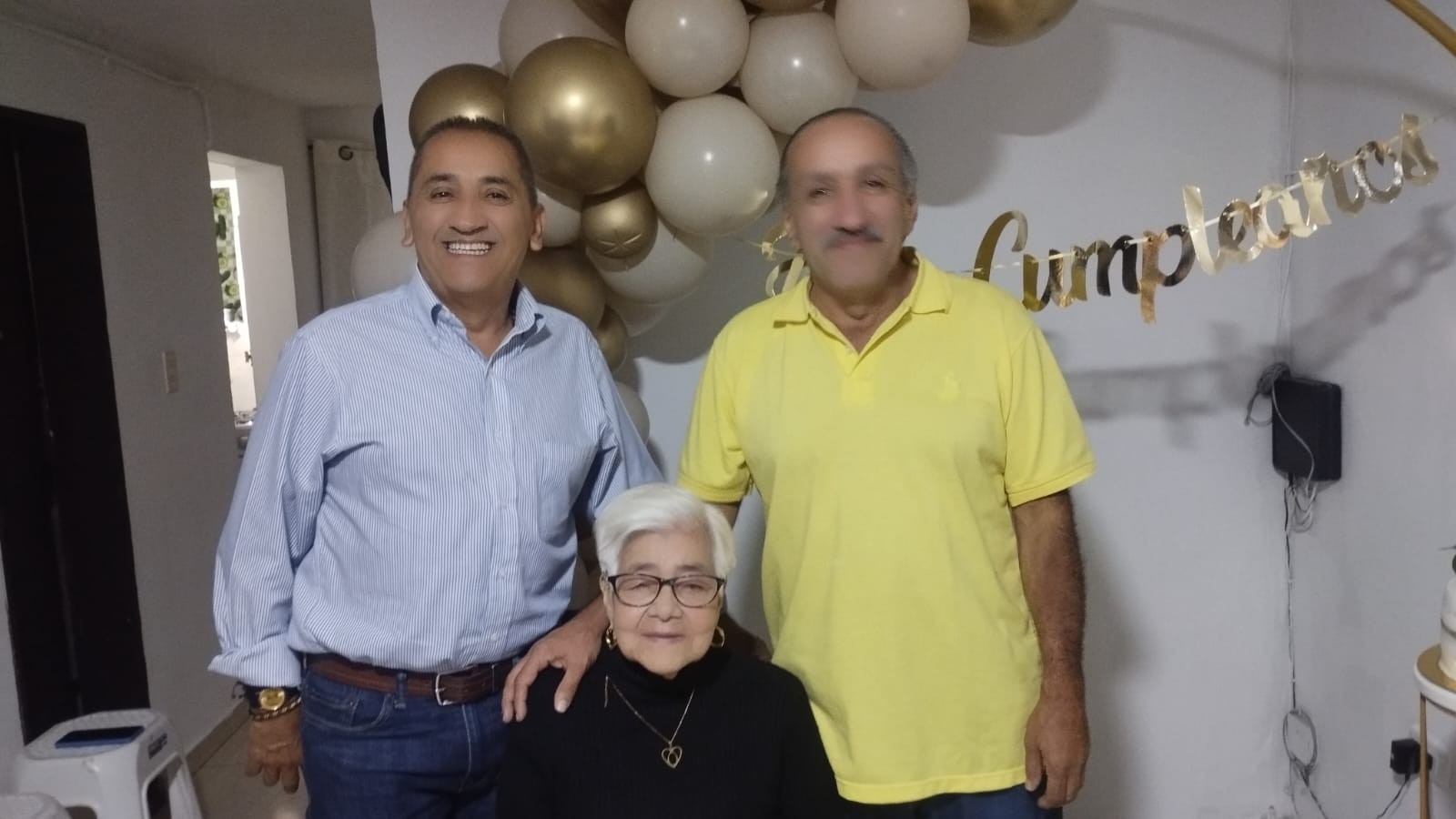 César Beltrán, Nelly Zapata y Reinel Carmona.