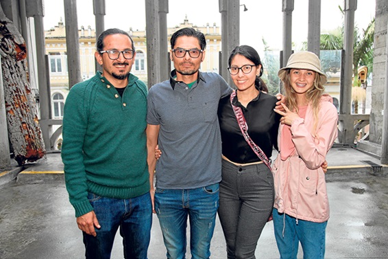 Gabriel Castrillón, Pedro Ortiz, Arelis Ortiz y Alisson Camacho.
