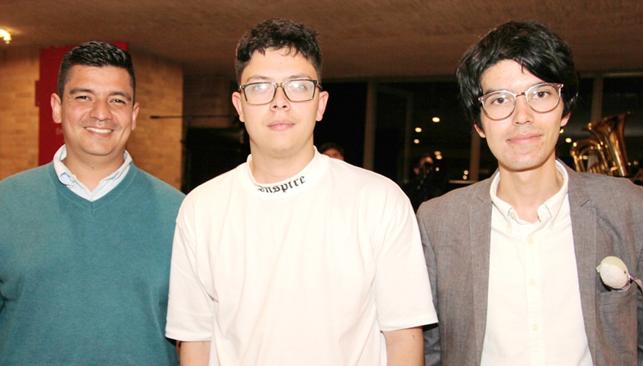Juan Felipe Tamayo, Axel Andrés Orozco y Alejandro Montaña.