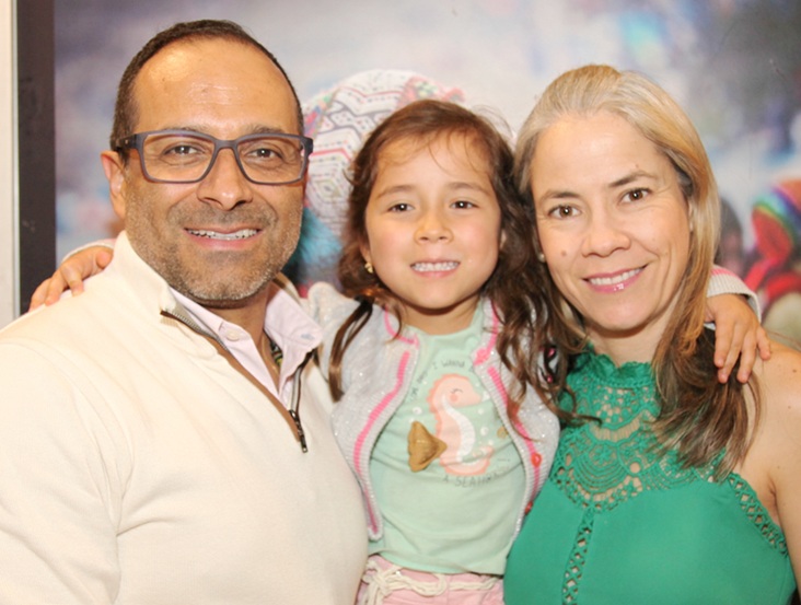 Guillermo Soto, Alicia Soto y Catalina Marín.