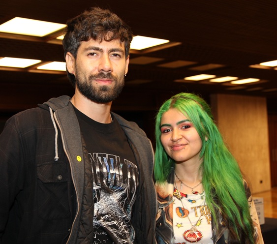 Eduardo Gálvez y Paula Pineda.