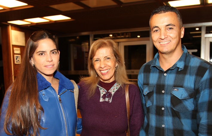 Yessenia Naranjo, Olga Narváez y David Giraldo.