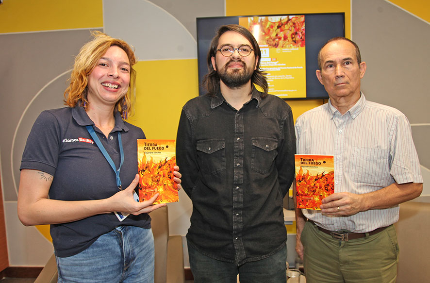 Beatriz Mejía, Alejandro Sánchez y Pedro Juan Alzate