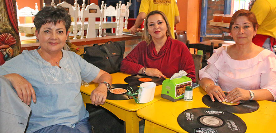 Gloria Patricia Mejía, Luz Albery Agudelo y María Cristina Díaz.