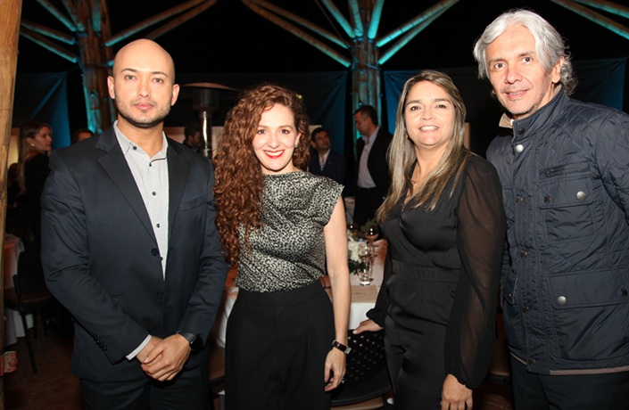 Robinson Villa, Natalia Yepes, Carolina Mazuera y Luis Fernando Echeverry.