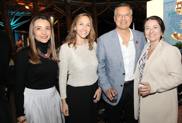 Natalia Salazar, Cristina Madriñán, Faiver Montilla y Ana María Paz.
