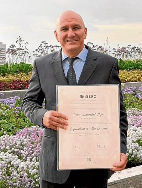 Celio Aristizábal Mejía, especialista en Alta Gerencia de La Corporación Universitaria Iberoamericana.