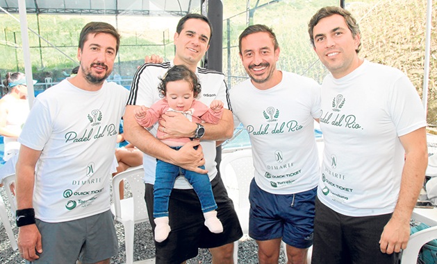 Daniel Escobar, Santiago Arango, Elisa Arango, Juan Pablo Morales y Santiago Valencia.