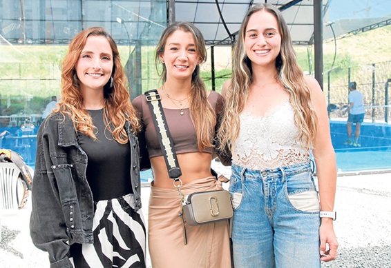 Irene Mejía, Ana María Gómez y Valentina Alzate.