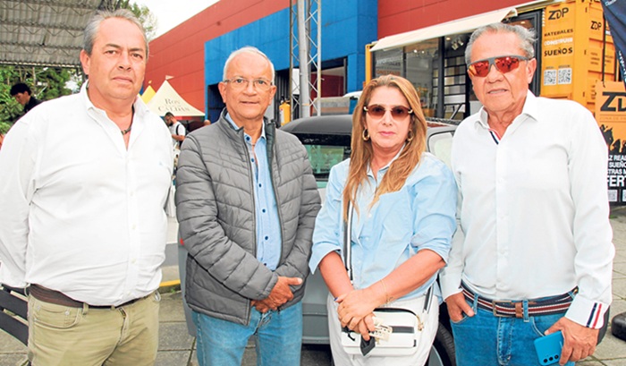 Rafael Giraldo, Jhon Jairo Granada, Isabel Cristina Orozco y Rubén Darío Velásquez.