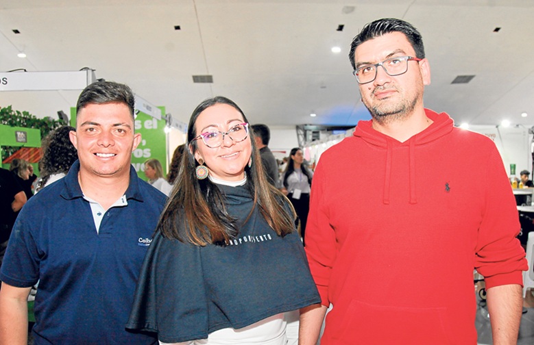 José González, Susana Sepúlveda y Juan Pablo Montenegro.