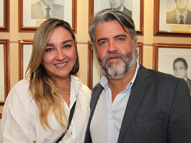 Luisa María Giraldo y Jorge Luis Gómez.