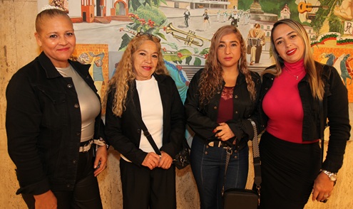 Olga Marina Osorio, Miriam Cardona, Claudia Arias y Dahian Castro.