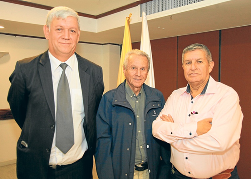 Jhon Jairo Alzate Marín, Juan Carlos Quintero y José Fernando Aristizábal.