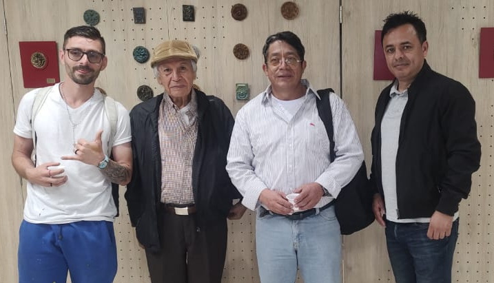 Andrés Buitrago, Guillermo Botero, Jorge Espinosa y Carlos Fierro.