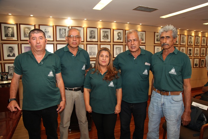 Jorge Valencia, Gabriel Galvis, Diana Grajales, Carlos Quintero y Ramiro Rivera.