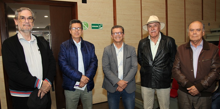 Álvaro Gartner, José Luis Gutiérrez, Jesús Antonio Ríos, Fernando Macías y Albeiro Valencia.