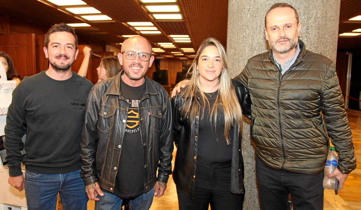 Sebastián Ardila, Carlos Andrés Ardila, Tatiana Reyes y Juan Carlos Franco.