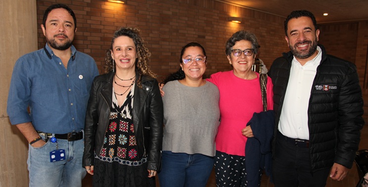 Óscar Ospina, Paula Londoño, Natalia Ríos, María Virginia Santander y Andrés Felipe Betancourth.